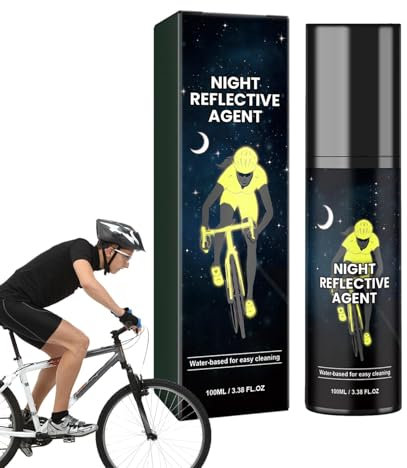 Vernice spray fosforescente da 100 ml | Vernice spray trasparente fluorescente, visibilità notturna riflettente a lunga durata, illumina la vernice luminosa per vestiti, biciclette, skateboard