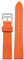 HKTS Das Echtleder-Uhrenarmband der Uhr eignet sich für 18/20/22 mm modische, bequeme Uhrenarmbänder aus weichem Rindsleder(Orange-Silver,18mm)