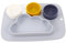 Toddmomy Plat À Compartiments Pour Micro-Ondes Lave-Vaisselle Four À Micro-Ondes Bol D'Alimentation Pour Nourrissons Plateau À Ventouse Pour Assiettes Nourriture Bleu Ciel