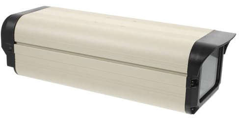 Holibanna Abdeckung mit Seitlicher Öffnung Wetterfeste Sicherheitskamerakasten aus Aluminiumlegierung für Outdoor Überwachungskamera Schutz im Außenbereich