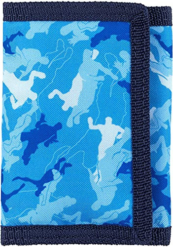 FORTNITE Geldbörse mit Grafik, blau Camouflage, Einheitsgröße