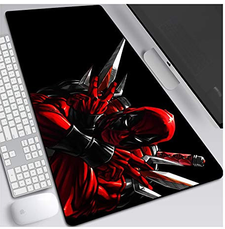 ITBT Mouse Mat Deadpool Speed Gaming Mouse Pad | 700 x 300mm | 3mm-Thick Base | XL Mousepad | Multipurpose Mouse Mat | Perfect precision and speed,B