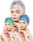 AQASKIN - Cuffie Monouso TNT Plissè - SCONTI QUANTITÁ - Cuffia Copri Testa e Capelli - per Centri Estetici, Spa, Centri Medici, Ristoranti, Pulizia - Colore Bianco, Verde, Blu. (2000, Bianco)
