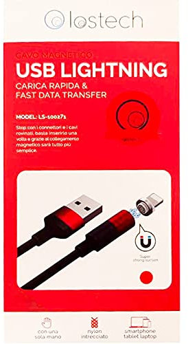 1 cable Lightning magnético de 100 cm 2,1 A.