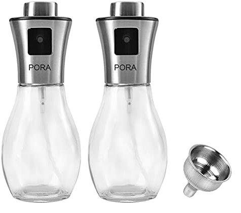 100 ml / 200 ml BBQ OLIVE OLIVE SPRAYS Distributeur de bouteille de sauce de soja pour assaisonnement/cuisson/cuisson verre pulvérisateur Cuisine Accessoire (Color : 200ml 2pcs)