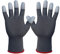 JM-FUHAND hitzehandschuh lockenstab, Thermo-Styling-Handschuh, professionell, hitzebeständig, zum Stylen von Haaren, Frizzer und Frizzer. (1 Paar) (grau)