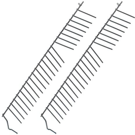 DL-pro 2 Pack Lower Basket for Bosch Siemens 668360 00668360, 23 Points, Plates, Bottom Basket, Dish Basket, Dishwasher Basket, Dishwasher Lower Basket