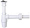 Siphon Flaschensiphon Röhrensiphon Waschtisch Geräteanschluss Ø 32-40 mm Ø 40 mm mit Ablaufventil