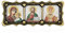 NKlaus Ikone Auto Triptych GM Von Kazan - Jesus Cristus - Hl. Nikolaus christlich 11327