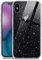 moex Sparky Case für iPhone X/iPhone XS Hülle mit Glitzer Effekt aus Silikon, durchsichtige Handyhülle dünn und weich, Schutzhülle transparent glitzernd Design Cover, Klar