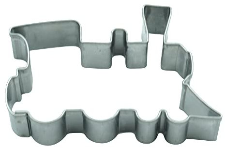 BekkiB - Ausstecher Lok - ca. 6 cm lang - Spülmaschinengeeignete Zug-Ausstechform aus Edelstahl - 3493