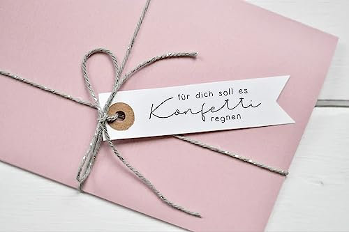 STEMPEL Konfetti, für dich soll es Konfetti regnen, Stempel Geburtstag, Stempel Hochzeit