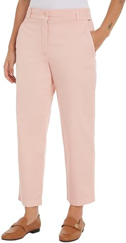 Tommy Hilfiger Pantalon Chino Femme Slim Fit, Rose (Whimsy Pink), 36