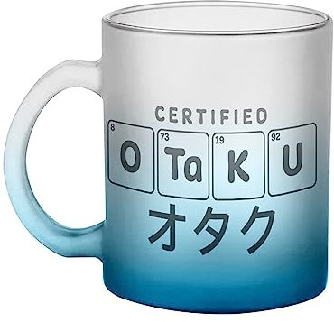 Fabulous Mug en Verre Bleu - Certified Otaku Japon Asie Culture Manga Anime