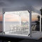 SDLLG Outdoor Winter Vorhänge Wetterfeste Anpassbar Verdickenplane 0.5mm Trennvorhang für Garten Balkon Draussen Garage Pavillon Terrasse Deck 3x3m(HxL)
