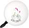 Mr. & Mrs. Panda Personalisierte Fahrradklingel Einhorn Radfahrer - Personalisierte Geschenke, Pegasus, Fahrradklingel Individuell Gestalten,