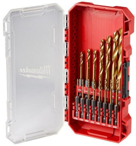 48-89-4670 for Milwaukee Tool 15 Pc. Shockwave Impact Duty Red Helix Titanium Drill