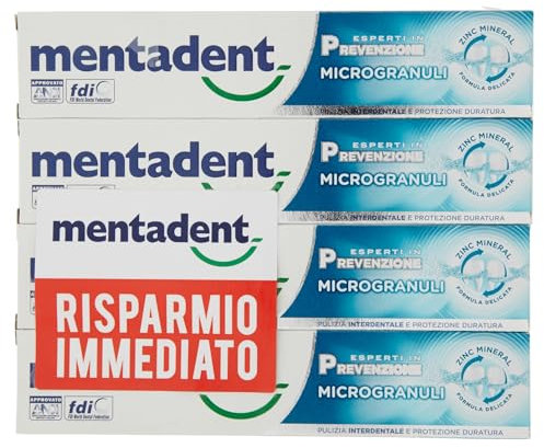 Mentadent Microgranuli, 4 x 75ml
