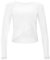 Winshape Damen Functional Light and Soft Cropped Long Sleeve Top Aet131ls Mit Overlap-Applikation Yoga-Shirt, Ivory, L EU