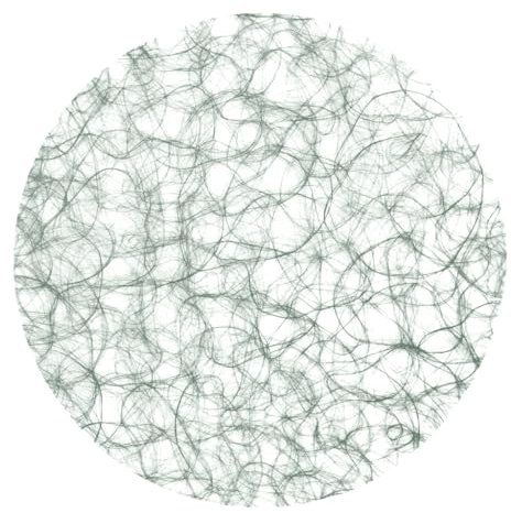 Sizoweb Formen - Platzsets - Tischsets - Dekounterlagen - 12 Stück - 64 (Sizoweb Kreis, Salbei/Sagegrün/Eukalyptus)
