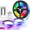 LED Strip Batteriebetrieben 2M,Batteriebetriebene LED Streifen Lichter,LED Strip mit Fernbedienung,8 Modi RGB LED Streifen,Selbstklebendes LED Lichtband RGB,Dimmbar LED Strip Wasserdichte