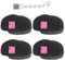 HUAREW Paquete de 4 filtros de espuma y fieltro compatibles con Shark CH901 CH950 CH951 CH951C CH900WM, pieza de repuesto #XFTRCH900