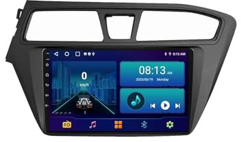 Android 12 2 DIN Autoradio para Hyundai i20 2 II GB 2014-2018 Reproductor multimedia con pantalla táctil de 9 con CarPlay y Android Auto inalámbrico/FM AM Radio RDS/DAB+/DSP/SWC/GPS/DVR/OBD 2(RHD,M15