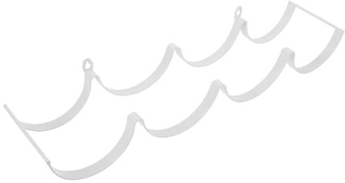 GAROZATION Wandmontierter Wolken Toilettenpapierhalter aus Eisen Badezimmer Küche 4-Lagig Raumspar Design Weiß