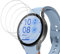 Jewloofa Verre Trempé pour Samsung Galaxy Watch 7 44mm Protection écran [4 Pièces], Transparent HD/Sans Bulles, Protection écran pour Galaxy Watch 7 44mm