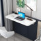 Morlinca Klapptisch Wand Foldable Table, Platzsparender Wandklapptisch, Klappbar Schreibtisch Esstisch, Wandmontierter Tisch für Home Office, Esszimmer, Arbeitszimmer,Weiß,80x20cm