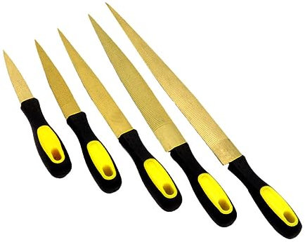 DOITOOL Juego De 5 Uds De Limas De Acero Para Carpintería Herramienta De Carpintería Limas Para Tallar Madera