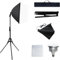 Foccalli 85W Softbox Kit dimmbar 2er Pack – Drehbares Dauerlicht LED mit 2700K-6400K, Fotostudio Licht für Porträts, Videoaufnahmen, YouTube & TikTok – inkl. Ständer