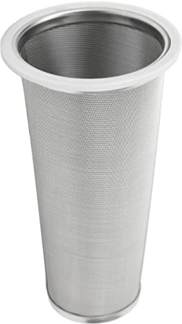 Cold Brew Coffee Filter for Wide Mouth Mason Jar Food Grade 304 Stainless Steel, Ultra Fine Mesh Tea and Fruit Infuser Iced Coffee Tea Maker (8 * 15cm)