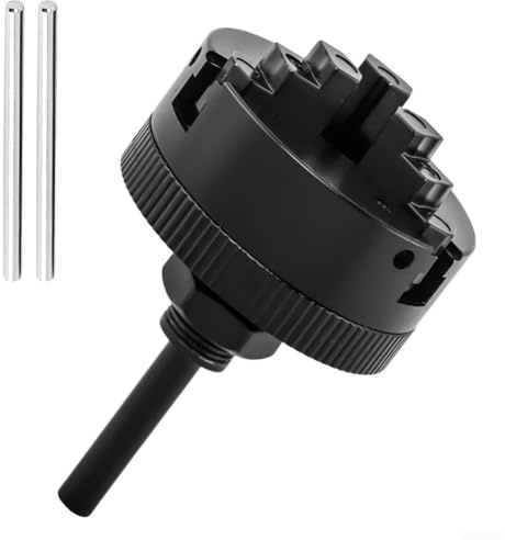 Z011 3-Jaw Self-Centering Lathe Chuck 50mm Zinc Alloy with Connecting Rods, for Electric Drill and Small Machine Tools for Wood Turning and Metalworking Tasks