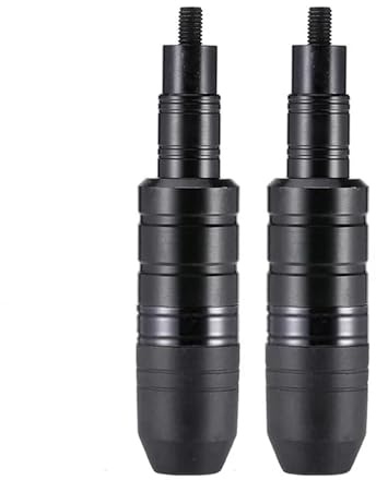 2 Stück Sturzpads Motorrad für Kawasaki Eliminator 500, Robuster Sturzschutz für Rahmen & Auspuff, Crash Pads, Rahmenschützer, Motorgleiter, Absturzschutz,Black