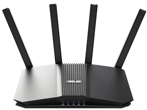 RT-BE82U Router Wi-Fi 7 Dual-Band, Fino a 6500 Mb/s, MLO, 4K-QAM, WAN 2.5GbE, AiMesh