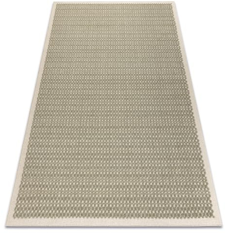 rugsx Wollteppich Flux OSTA Kollektion 461.139.SA400-100% Wolle - modern - Geometrisch, Strukturell, Loft - Oeko-TEX Zertifiziert, grün/beige 160x230 cm