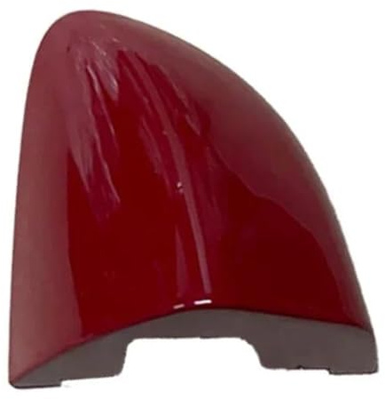 SUTVCM for VW for Passat B6 B7 Rline 2006-2015 CC 357 2009-2017 3C0837879 Front Left Driver Door Lock Cylinder Handle Cover Outer Door Handle Cap(RED,Left)