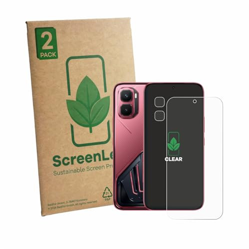 ScreenLeaf 2 Stück Schutzfolie für Infinix GT 50 Pro (Display+Kamera) [nachhaltiger Displayschutz, Folie, transparent, kratzfest]
