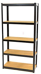 HBM 2-teiliges professionelles Regalregal/Garagenregal 5 x 175 kg