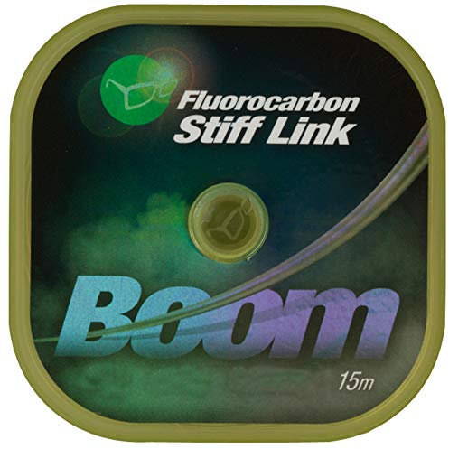 Korda Boom Fluorocarbon Stiff Link 15m - Vorfachschnur, Durchmesser/Tragkraft:0.65mm / 35lbs / 15.9kg Tragkraft