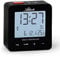 Atlanta Funkwecker Digital LCD Beleuchtung Temperatur Einfache Bedienung Obenabsteller Schwarz - 1882-7