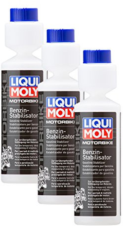 3 x Liqui Moly 3041 Motore Bike Stabilizzatore per Benzina 2/4t 250 ML