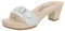 Berkemann Damen Peggy Pantoletten, Silber (Silber/Glitter 021), 42 EU