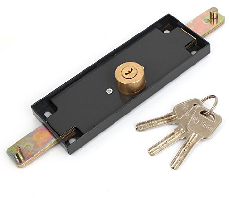 Aexit Serrure de porte à volet roulant de sécurité d'entrepôt avec 3 clés MX338124V580961T