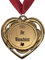 Larius Group Medaille Herzchen Ich Liebe Dich Mein Schatz BZW. Wunschtext Geburtstag Geschenk Orden aus Metall Herz inkl. Halsband (mit Wunschtext und Halsband)