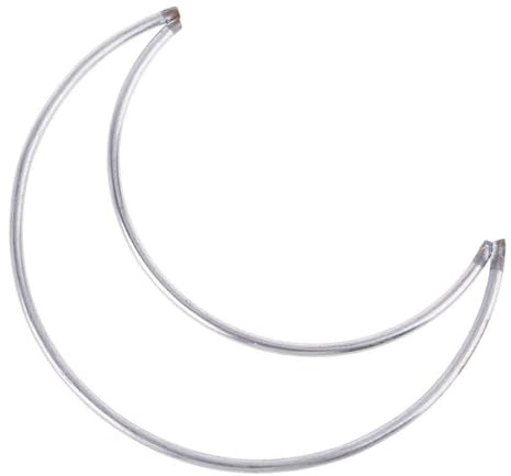 S-TROUBLE Metal Dream Catcher Moon Hoop für DIY Handmade Dreamcatcher Makramee Material Zubehör Handwerk