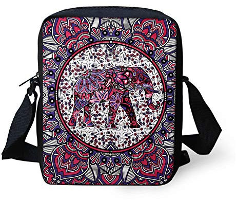 Biyejit Schultertasche, Umhängetasche, Handtasche, lässig, Reisen, Sport, Umhängetasche, Tasche, elefant, Einheitsgröße