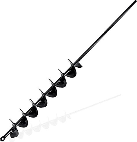 DEEGETEL 32 x 2 Extended Length Auger Drill Bit for Planting Bulb Flower & Bedding, Garden Plant Auger, No Need to Squat, Post Hole Digger for 3/8 Hex Drive Drill, Earth Auger Bulb Planter Tool