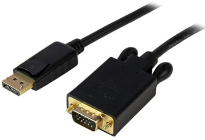 StarTech.com 6ft DisplayPort to VGA Adapter Cable DP to VGA - Black